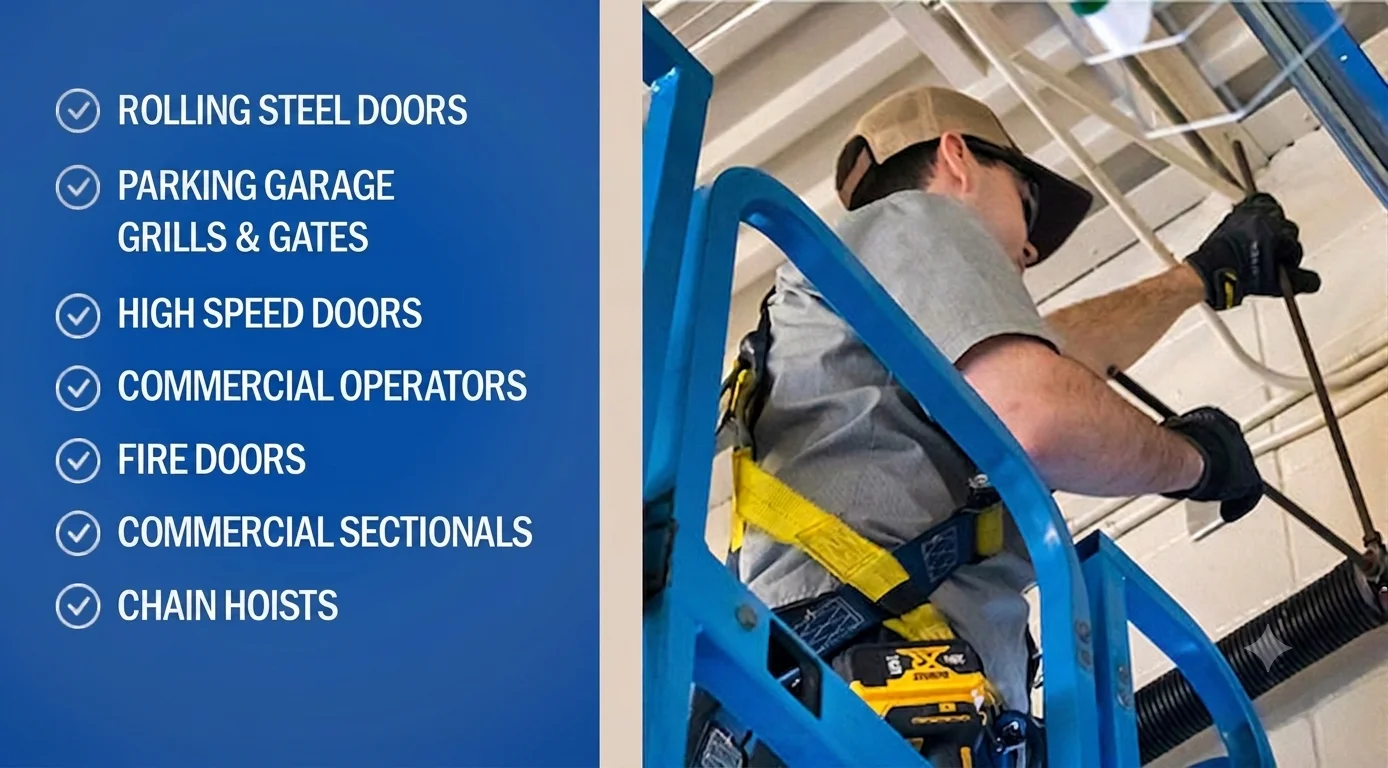 Commercial Door service list