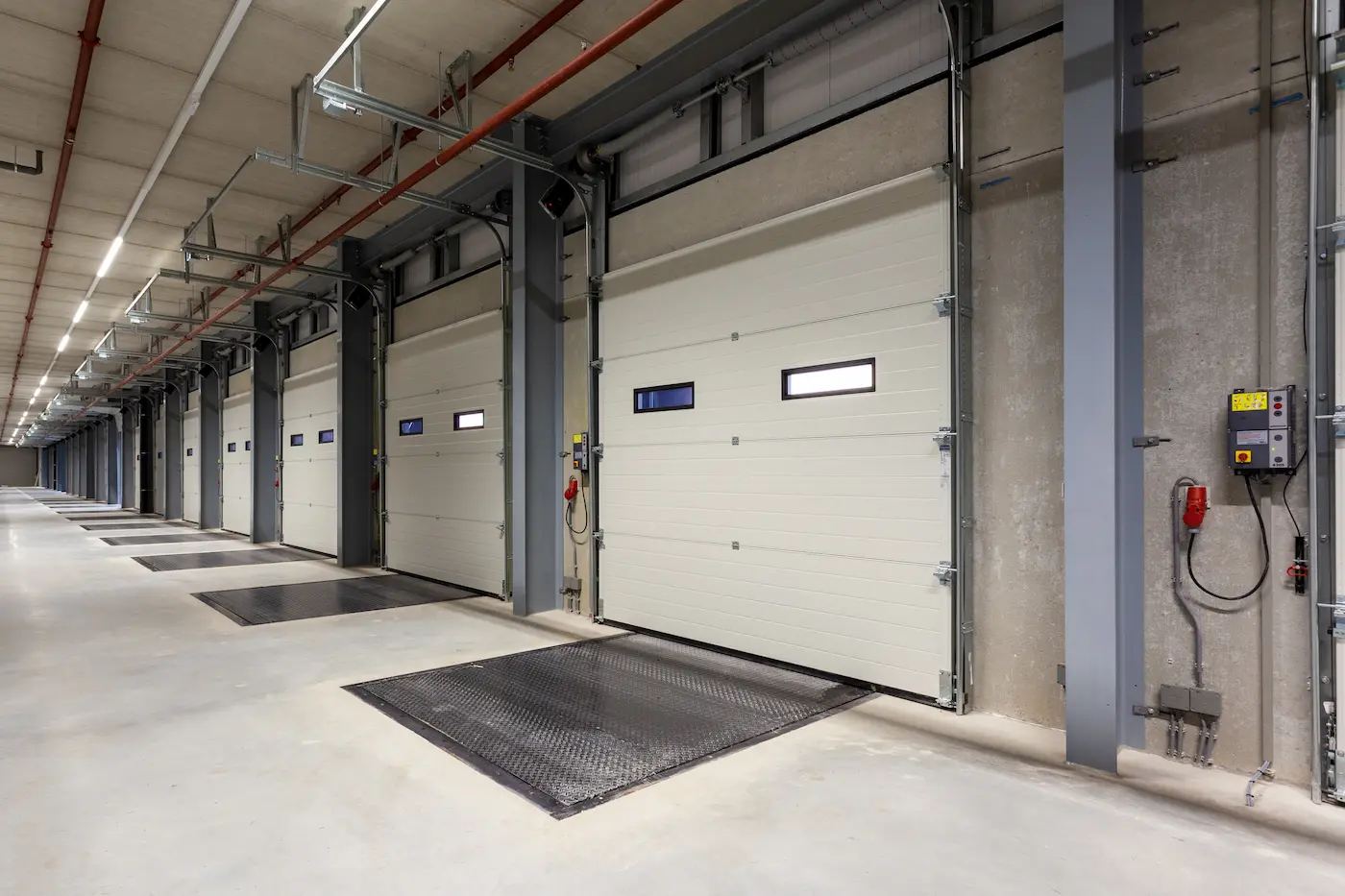 Warehouse garage doors